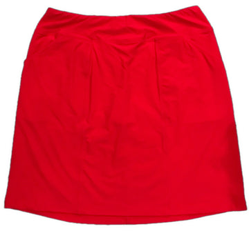 New Amy Sport Spitfire Petite Monarch Beach Golf Skort Red MSP$140