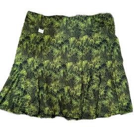 Lopez Black & Green Cactus Print Golf Skort Size M