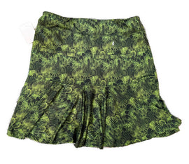 Lopez Black & Green Cactus Print Golf Skort Size M - 0