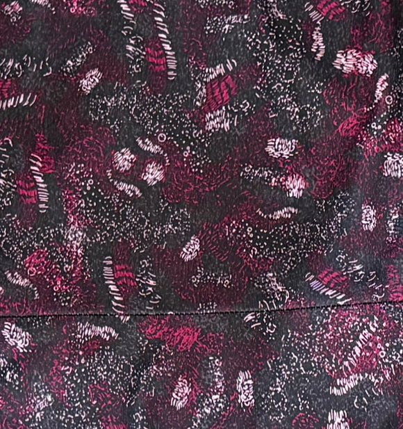 Greg Norman Dark Purple Print Golf Skort Size M  MSP$80