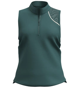 New GGBlue Jesse Sleeveless Ice Mesh Golf Top - Forest MSp$88