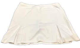 Adidas Women's White 18” Golf Skort w/Pleats Size L - 0