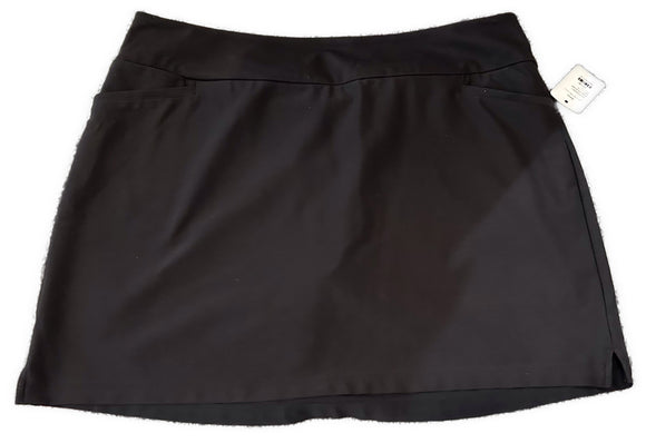Adidas Women's Black 18” Golf Skort Size XL