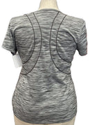 Reebok Gray Heathered Women's T-shirt Size XL-2