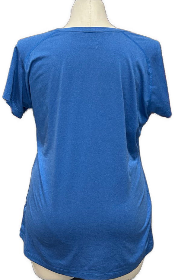 Columbia Blue Heathered Women's T-shirt Size XL