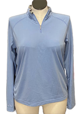 Columbia Periwinkle Women's Golf Pullover Size XL