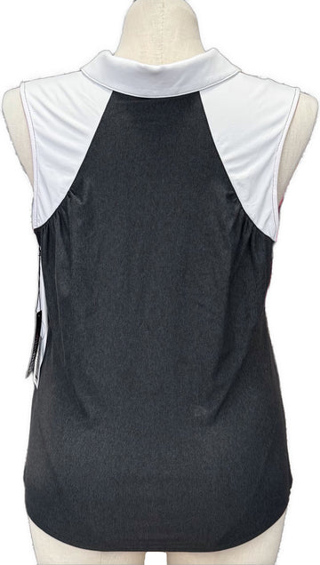 New Women's Swingdish Gray & White Sleeveless Golf Top Size XL MSP$85 - 0