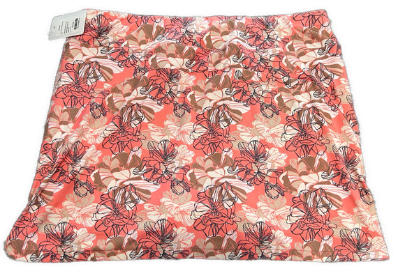Ahead Coral Floral 17” Golf Skort Size XL MSP$78