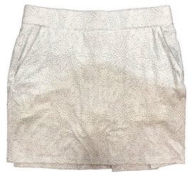 New Women's Dunning White Print Ventilated 17” Golf Skort MSP$100