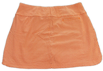 Lady Hagen Orange & Brown Patterned Women's 18” Golf Skort Size XXL - 0