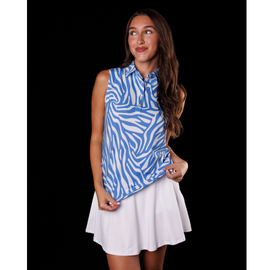 New Sunday Swagger Sleeveless Polo - Warp MSP $64 - 0