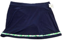 Pebble Beach Navy Golf Skort w/Green Floral Trim Size XL-1