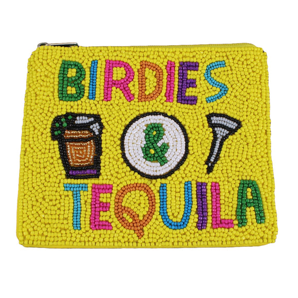 New Yellow Birdies & Tequila Beaddies Bag