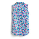 New Scales Women's Wild Flowers Sleeveless Golf Polo Size XS MSP$80-2