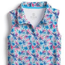 New Scales Women's Wild Flowers Sleeveless Golf Polo Size XS MSP$80-3