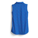 New Scales Women's Buoys Blue Sleeveless Golf Polo Size S MSP$80-2
