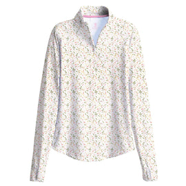 New Scales Women's Vacay LS Quarter Zip Size S MSP$85