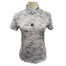 New Bad Birdie Women's Core Golf Polo - Undulated Fog- Thistle-6