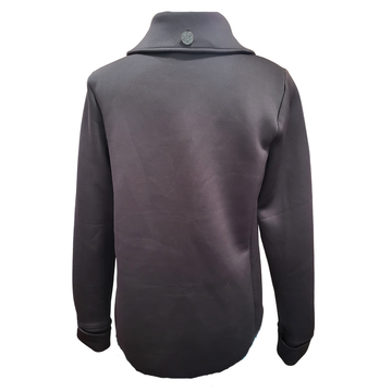Belyn Key Black Grommet Jacket Size M MSP $196 - 0