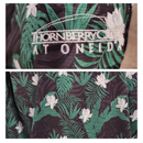 Puma 1/4 Zip Green/Black/White Foliage & Floral Pullover Size M MSP $65-3