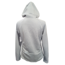 Columbia Golf Full-Zip Gray Ribbed Hoodie Size M-2