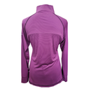 Women's Columbia Golf Purple Striped 1/4 Zip Pullover Size M MSP$65-2