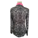 Women's Jofit Black Snakeskin Print Golf Pullover Size M MSP$96-2