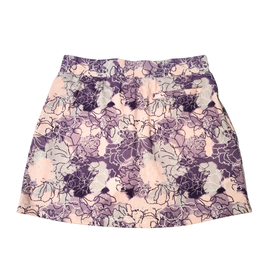Pebble Beach Purple & Pink Floral Golf Skort Size M - 0