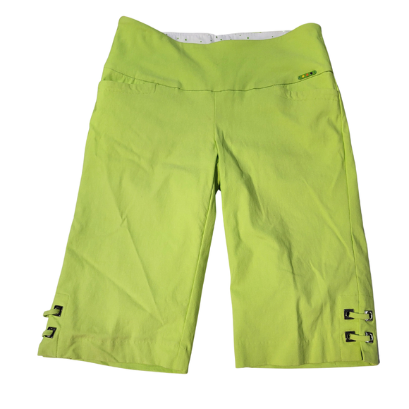 Swing Control Women's Lime Long Golf Shorts Size 6