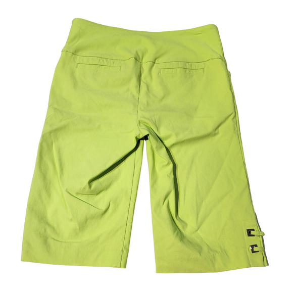 Swing Control Women's Lime Long Golf Shorts Size 6