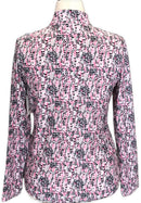 New Women's Daily Sports Pink Ormase Long Sleeve Golf Top MSP$104-2