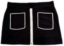 GGBlue 17” Black Golf Skort w/White Trim Size XL-1