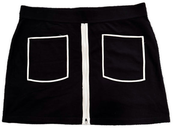 GGBlue 17” Black Golf Skort w/White Trim Size XL