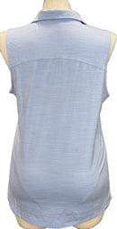 Puma Light Blue Heathered Women's Sleeveless Golf Top Size XL-2