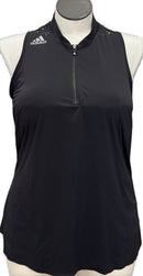 Adidas Black Women's Sleeveless Racerback Top Size XL-1