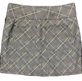 New Jofit 13” Black & White Plaid Skort w/Blue & Green Size 2 MSP$88 - 0