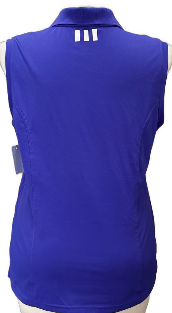 Adidas Royal Blue Women's Sleeveless Golf Top Size XL