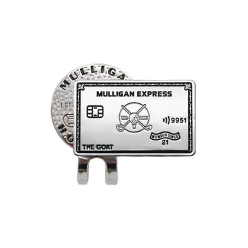 New Mulligan Hooligan Credit Card Ball Marker & Hat Clip
