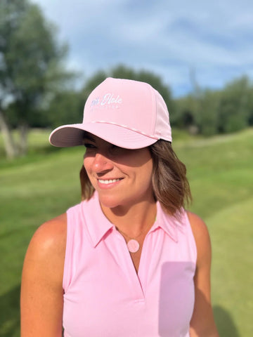 New Birdie Girl 19th Hole Instructor Rope Snapback Hat - 0