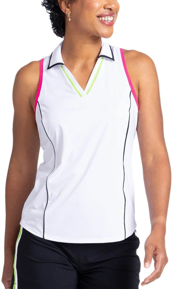 New Kinona Shoulder Day Sleeveless Golf Top MSP$99