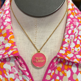 New Birdie Girl Ball Marker Necklace