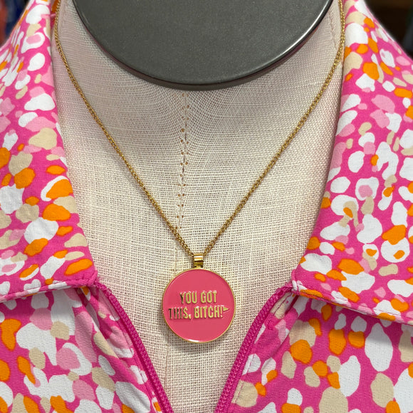 New Birdie Girl Ball Marker Necklace