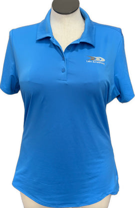 Under Armour Blue Women's Short Sleeve Polo w/Logo Size XL