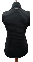 Adidas Women's Black Textured Golf Vest w/ Logo MSP$80-2