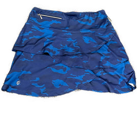 GGBlue Navy/Blue Camo Print Yaya Golf Skort Size M MSP$98 - 0