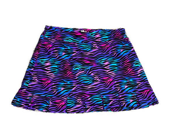 Tzu Tzu Electric Zebra Cha Cha Golf Skort Size L