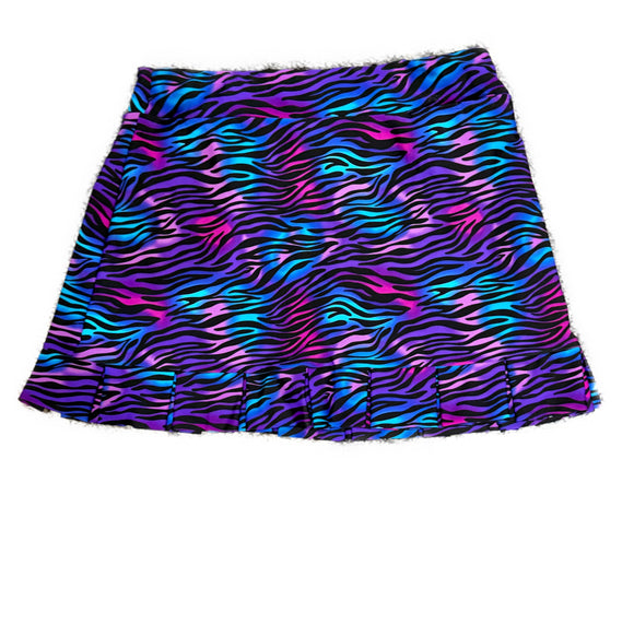 Tzu Tzu Electric Zebra Cha Cha Golf Skort Size L