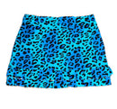 Tzu Tzu Blue Leopard Print Cha Cha Golf SKort Size M MSP$150-2