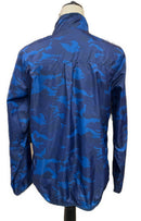 GGBlue Women's Blue Camo Print Full-zip Windbreaker Size M MSp$110-2