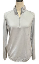 Nike Golf Women's Light Gray Zip Mock Pullover Size L-1